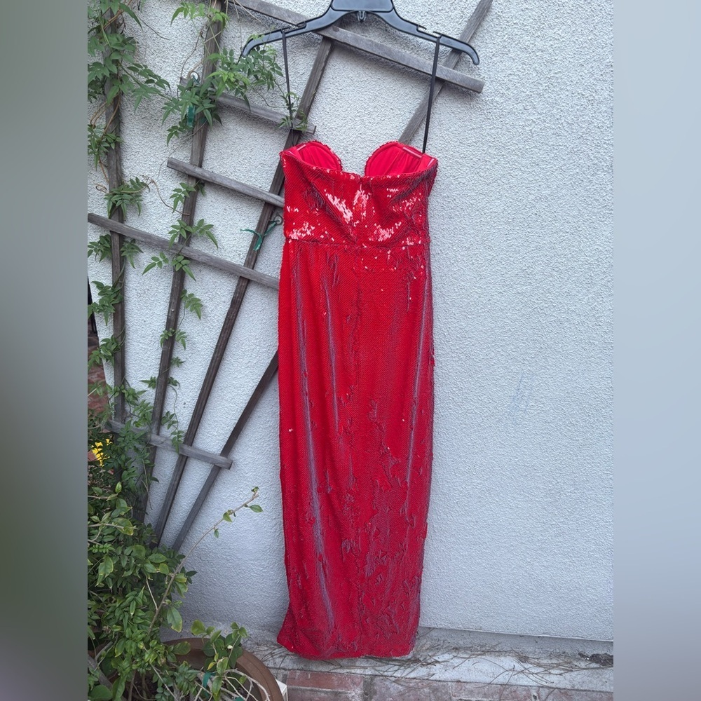 Michael Costello X REVOLVE Giselle Dress in Red - Picture 9 of 9